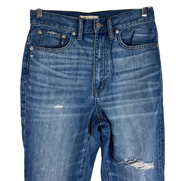 MADEWELL 100% Cotton Rigid Skinny Distressed Jeans Size 27 - Picture 5 of 8